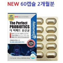 더리얼 캐나다 락토바실러스 유산균 가세리 17 프로바이오틱스 프롤린유산균 프리바이오틱스 프락토올리고당 fos 슈퍼 신바이오틱스 캡슐 알약 효능 추천 식약처 식약청 인증 인정, 60캡슐