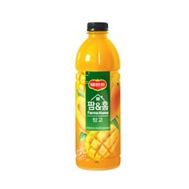 칠성 탕비실 손님대접 가족간식 델몬트 팜앤홈망고 주스 과즙음료 과일주스 생과일 1.2L 6개, 21세트