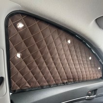 차차차 현대 SUV 캠핑용 퀄팅 암막 차박 맞춤형 투싼 싼타페 마이티 스타렉스 스타리아 메가트럭, 캠핑용 퀄팅 암막_앞창_브라운, 싼타페 DM/ 12.4~15.6 WHD250
