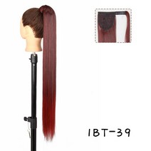 포니테일 AZQUEEN-스트레이트 합성 헤어 피스 포니 테일 85cm 슈퍼 롱 랩 어라운드 클립 헤어 익스텐션 포니 테일 데일리웨어, 02 85CM, 34 D-6H613