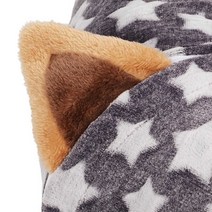 강아지런닝머신 고양이 개 터널 침대 풍성한 공 튜브 긴 주름 접이식 애완 동물 장난감, 한개옵션0