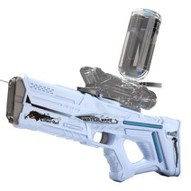 윌비굿 워터워즈 고스트샷 3단 합체 전동물총 KC인증 USB 충전식 모든 생수 페트병 호환 블루