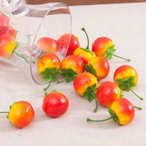 바보사랑 미니토마토(20개입) FOFDFT 모형 모조 과일 채소 소품 주방장식.플라워트리, 미니모형_미니토마토(20개입)