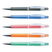 컬러 샤프 0.5mm 학생 필기 도구 메모 공부 문서 작성 고급 케릭터 수능 어린이, 블루