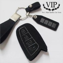 EOY286661샤무드 스마트키홀더 HG/DM 용 꼼지락 VIP 4버튼 DIY 키케이스, 블랙