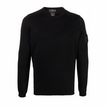 스톤 아일랜드 [명품]스톤 22SS 쉐도우프로젝트 와펜 패치 니트 블랙..