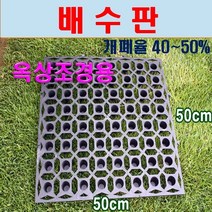 Y1/배수판1㎡(50㎝ 50㎝ 4장)/조경용 텃밭용