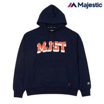 [마제스틱] ML183UCAMT008 MJST 로고 후디드 스웨트셔츠, 제품:마제스틱 ML183UCAMT008 후드티 / 사이즈:(110)