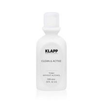 클랍 독일 수입 정품 클린앤 액티브 전문가용 무알콜 토너 대용량 1000ml / 클랍 예민 민감 피부용 스킨/ 저자극 토너 추천/ 무알콜 스킨/ 클랍 토너/ 피부과 전용 토너, 1개
