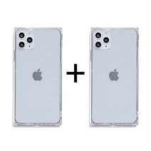 1+1 아이폰 11 케이스 사각 투명