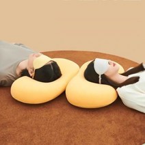 공유 Life 쫀득 찹쌀떡 베개 1개입, 연브라운