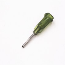 에폭시 100pcs 14G 정밀도 passivated S.S. PP Safetylok 허브 0.5 "튜브 길이 접착제 디스펜서 바늘, 한개옵션0