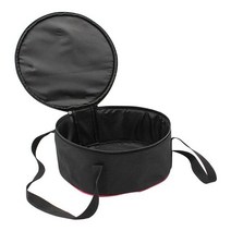 캠핑 코펠 세트 4인용 2인용 올인원 냄비 대형 야외 보관 가방 그릇과 팬 가방 피크닉 바베큐 휴대용 패킷 주방 용품 네덜란드 패키지 일반, 협력사, 검은 색