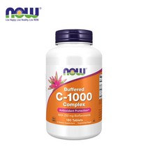 나우푸드 버퍼드 메가도스 비타민C 1000 고함량 180정, 1팩
