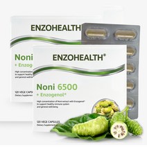 엔조헬스 신의 선물 노니 6500MG (엔조제놀 함유) 120 베지캡슐 2개, 1개, 기본