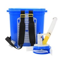 배부식 충전식 비료살포기 25L (전동 동력 자동 고속 양식장 양계장 사료 미끼 종자 산파 파종), 12AH 리튬전지, 1개