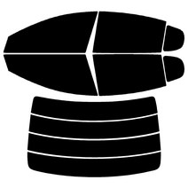 로톰 SM5 측후면 썬팅필름 DIY 셀프 열차단 썬팅지, SM5 3세대 (10-19), RTF-7S 15 (중간), 르노삼성