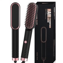 남자옆머리누르기 집에서 다운펌 옆머리 스타일 셀프다운펌 다움펌 짧은머리 붕뜨는머리 수염관리 2 in 1 전기 ptc 세라믹 헤어 수염 스트레이트너 브러시 빗 남성용 4 17, 우리 플러그