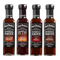 Jack Daniels Barbecue Sauce Variety Pack 잭다니엘 바베큐 소스 버라이어티팩 260g 4팩, 1, 1개