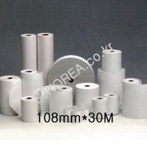 108mmx30m 수술환자 혈압측정 검사용지 영수증 카드단말기 즉석카메라 열처리 포스프린터