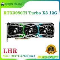 그래픽카드 채굴 그래픽 카드 maxsun rtx 3080ti 터보 x3 12gb gddr6x 8pin2 데스크탑 컴퓨터용 384비트 게임용 비디오 완전 신규, rtx3080ti 터보 12GB