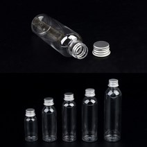 플라스틱 투명 캡 공병 수납 소분 화장품 비즈 캠핑 여행 조미료, 기본, 85ml