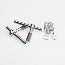 1 pair 접이식 자전거 nov 티타늄 힌지 클램프 brompton bike nov, 은