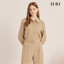 JJ지고트 JJ.ro 패치 포켓 울 블렌드 블라우스 GLCA0BLR1