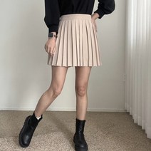 에이치스 러블리 잔플리츠 테니스 미니스커트