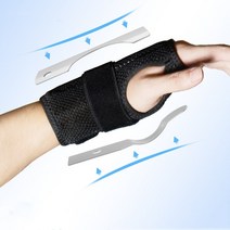 볼링 아대 볼링용품 손목손목 밴드 1 개 스포츠 염좌 부목 골절 터널 고정 핸드 운동 안전 드롭쉽, 01 Right hand_01 S