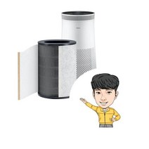 위닉스 공기청정기 타워 프라임 플러스 케어 필터 CAF-X8 1BOX 4매, APRG833-JWK
