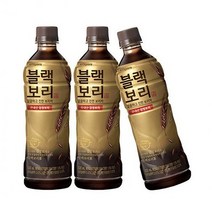 블랙푸드 볶은 검정 국산 보리차 블랙보리 520ml 6개