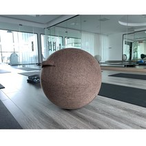 짐볼 보수볼 토닝볼 하프 토구 땅콩 면 린넨 fitball 커버 요가 볼 보호 커버 피트니스 운동 볼 커버 요가볼 커버 실내 훈련 65cm 75cm 85cm, 65cm커피 커버
