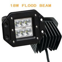선박용 램프 라이트 2PC 12W 18W Led 작업 표시 줄 Offroad 자동차 트럭 트랙터 보트 트레일러 4x4 SUV ATV 스팟 홍수 빔 LED 바 IP67 방수, [04] 18w spot beam