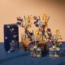 [코코도르] 추석 디퓨저 200ml * 4개(블랙체리 숲속새벽공기), 향:블랙체리