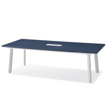 FND TF 럭스 3X5탁자 회의용 테이블 고급형, 화이트프레임, 마블