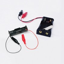 전지끼우개-AAA2개용 스위치 클립부