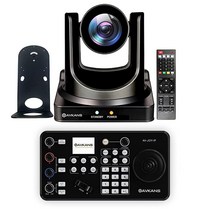 AVKANS PTZ 카메라 20X 동시 3G-SDI HDMI IP 라이브 스트리밍 교회 예배 학교 병원 보라캐스트, 1pcs 20X NDI camera + 1pcs IP