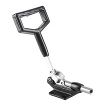 프레스 기계 용 고정 장치 고정 장치 도구 프레스 핸들, 12.01x4.25인치, 검은 색, 아연 철판