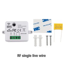 와이파이 스위치 원격 호환 433 무선 T R 스마트 타이머 인터럽터 지능형 컨트롤 작업 도구, 04 2 RF Single LiveWire