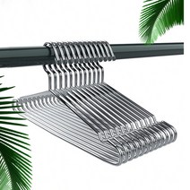 다움리빙 스텐레스 옷걸이 반영구적 가벼운 상의옷걸이 철제옷걸이 옷걸이추천 실버옷걸이 스틸 옷걸이 아우터 옷걸이 10P/20P/40P, 20P