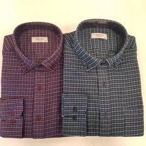 바찌 겨울 기모 체크 일반핏남방 남성 따뜻한 기모남방 VD1I4CR576(동아백화점 구미점)