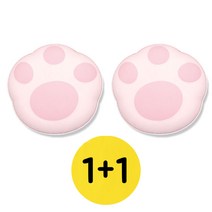 [1+1] 단미 고양이 휴대용 충전식 손난로 보조배터리 핫팩, 고양이 (핑크), 고양이 (핑크)
