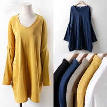 아이우먼 롱박시 가오리 긴팔티 WW0196RM201 빅사이즈