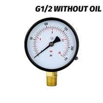 디지털 압력계 차압계 연료 공기 유압 테스터용 압력 게이지 스레드 링크 Zg1/2 1 1.6 2.5 4 6 600ba, 02 02_02 0-1.6bar