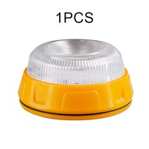 길가 깜박이 플레어 안전 경고등 비상 스트로브 조명 차량 및 선박용 마그네틱 베이스, 1PCS