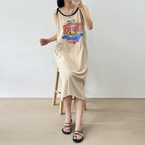 걸즈팩토리 여성용 이지이스 나시 롱원피스