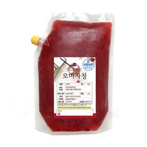 봄봄푸드 1kg 2kg 대용량 과일청 수제청 카페 납품 에이드 스무디 라떼, 오미자청
