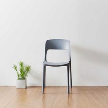 AND 무아르 디자인체어 식탁 의자 2개 BS7010, 그레이