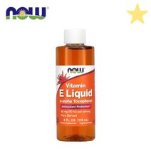 나우푸드 비타민E D-알파토코페롤 60mg 118ml, 1개, 90정